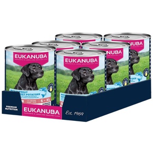 Eukanuba Senior Reich an Forelle mit Süßkartoffeln Produktbild