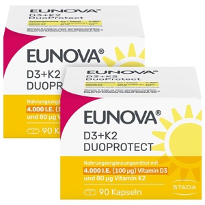 EUNOVA DuoProtect D3+K2 4000 I.E./80 μg Kaps.Kombi Produktbild
