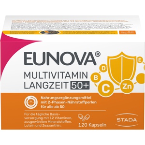 EUNOVA Langzeit 50+ Kapseln Produktbild