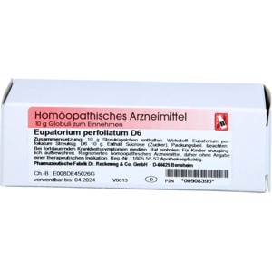 EUPATORIUM PERFOLIATUM D 6 Globuli Produktbild