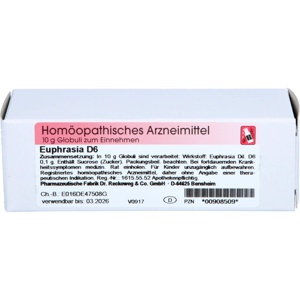 EUPHRASIA D 6 Globuli Produktbild