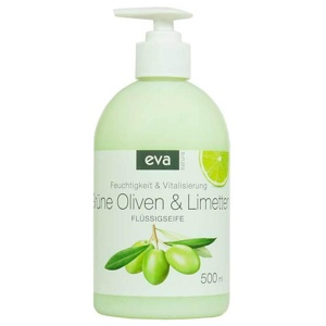 EVA NATURA cremige Flüssigseife Oliven+Limetten Produktbild
