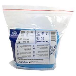 Evercare Absorberande Förband Höggradigt Förband 10x10 cm, 10 st produkt bild