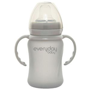 Everyday Baby pipmugg glas Healthy+ 150 ml quiet gray produkt bild