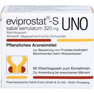 EVIPROSTAT-S-sabal-serrulatum-320-uno-Kapseln Produktbild