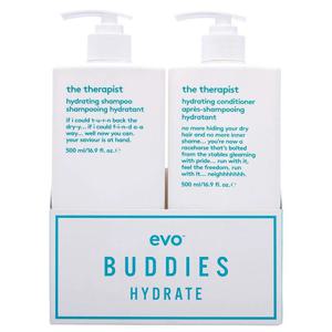 Evo Buddies Hydrate Shampoo 500 ml & Conditioner 500 ml produkt bild