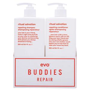 Evo Buddies Repair Shampoo 500 ml & Conditioner 500 ml produkt bild