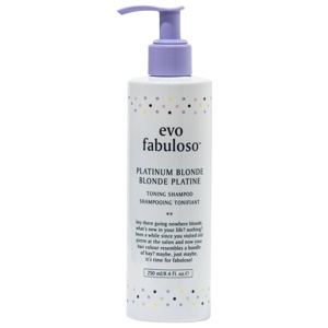 Evo Fabuloso Platinum Blonde Toning Shampoo 250ml produktbilde