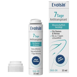 Evolsin 7 Tage Antitranspirant DAB-on ohne Parfüm, 35 ml Körperpflege Produktbild