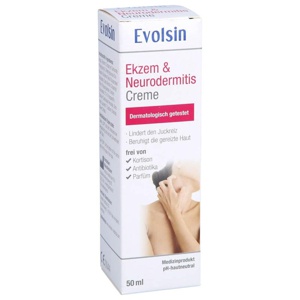 Evolsin Ekzem & Neurodermitis Creme 50 ml Creme Produktbild