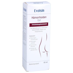 Evolsin Hämorrhoiden Gel 40 ml Gel Produktbild