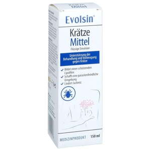 Evolsin Krätze Mittel 150 ml Emulsion Produktbild