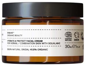 Evolve Organic Beauty Hydrate & Protect Facial Cream 30 ml produkt bild