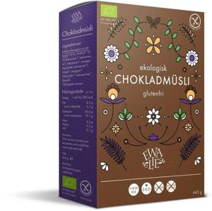 Chokladmüsli glutenfri och ekologisk 445 g produkt bild