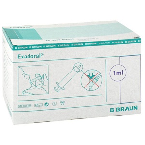 EXADORAL B.Braun orale Spritze 1 ml Produktbild
