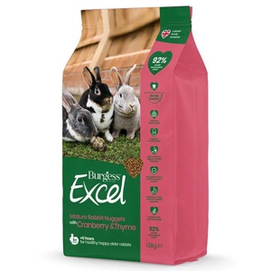 Excel kanin senior tranebær & timian 1,5 kg produktbillede
