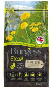 Burgess Adult kanin Natures Blend 15 kg produkt bild