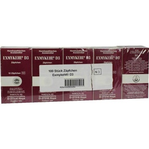 Exmykehl D 3 Suppositorien, 10X10 St Suppositorien Produktbild