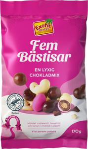 Exotic Snacks Fem Bästisar 170 g produkt bild