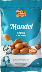 Exotic Snacks Mandel Salted Caramel 125 g produkt bild