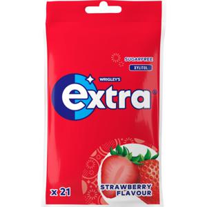 Extra Strawberry 21 bitar produkt bild