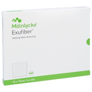 Exufiber 15x15 cm Gel-Faserverband Produktbild