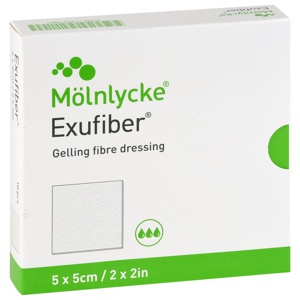 EXUFIBER 5x5 cm Gel-Faserverband Produktbild