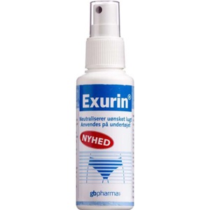 Exurin Lugtfjerner spray 75 ml produktbillede