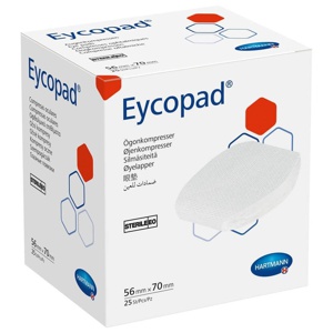 EYCOPAD Augenkompressen 56x70 mm steril Produktbild