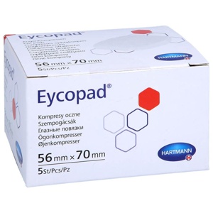 EYCOPAD Augenkompressen 56x70 mm unsteril Produktbild