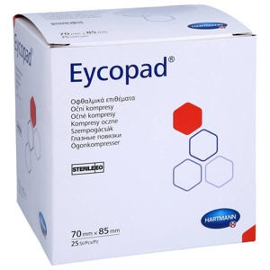 EYCOPAD Augenkompressen 70x85 mm steril Produktbild