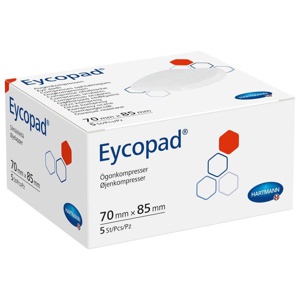 EYCOPAD Augenkompressen 70x85 mm unsteril Produktbild