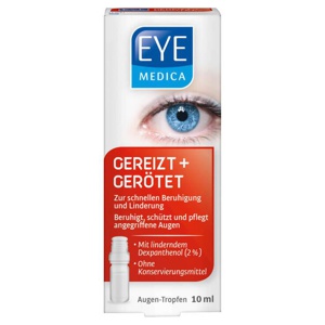 Eye Medica gereizt + gerötet Dexpanthenol Augentropfen, 1 St Augentropfen Produktbild