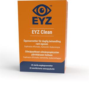 EYZ Clean Ögonservetter, 20 st produkt bild