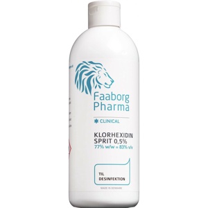 Faaborg Pharma Klorhexidin sprit farvet 0,5 % produktbillede