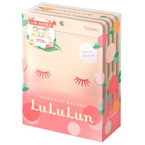 LuLuLun Premium Sheet Mask Yamanashi Peach 5 x 7-pack produkt bild