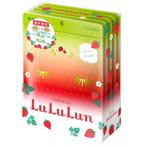 LuLuLun Premium Sheet Mask Tochigi Strawberry 5 x 7-pack produkt bild