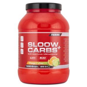 Fairing Sloow Carbs Orange/lime 1280 g produktbillede