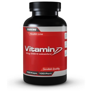 Fairing Vitamin-D 100 kapslar produkt bild