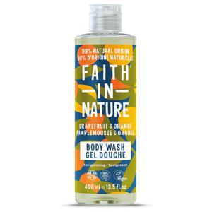 Faith in Nature Body Wash Grapefruit & Orange 400 ml produkt bild