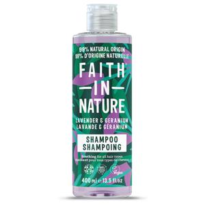 Faith in Nature Shampoo Lavender & Geranium 400 ml produkt bild