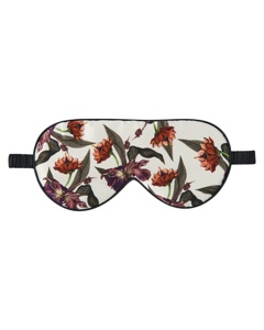 Fan Palm Cream Hibiscus 100% Mulberry Silk Sleeping Mask produktbillede