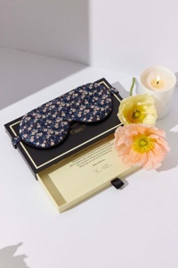 Fan Palm Eye Mask Night Blossom 100% mulberry silk produktbilde