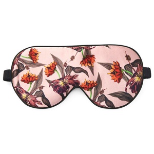 Fan Palm Eye Mask Rose Hibiscus 100% mulberry silk produktbilde