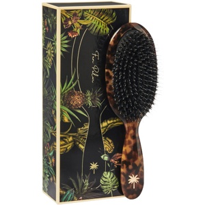 Fan Palm Hair Brush Medium - Turtle produktbillede