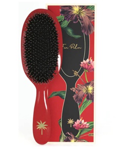Fan Palm Hair Brush Red Poppy Medium Produktbild