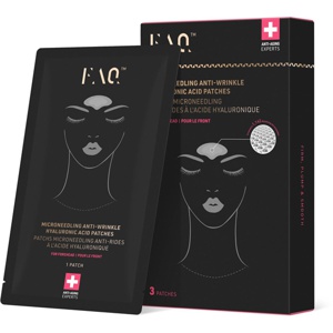 FAQ Swiss Microneedling Anti-Wrinkle Hyaluronic Acid Patches For Forehead 3 pcs produktbillede