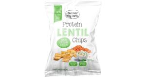 Farmer Joe's Protein Linschips Sour Cream & Onion 55 g produkt bild