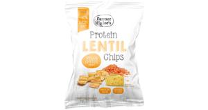 Farmer Joe's Protein Linschips Vegan Cheese 55 g produkt bild