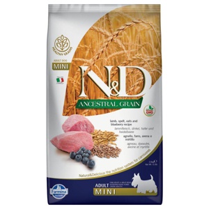 Farmina N&D Ancestral Grain Mini Lamm & Heidelbeere Produktbild